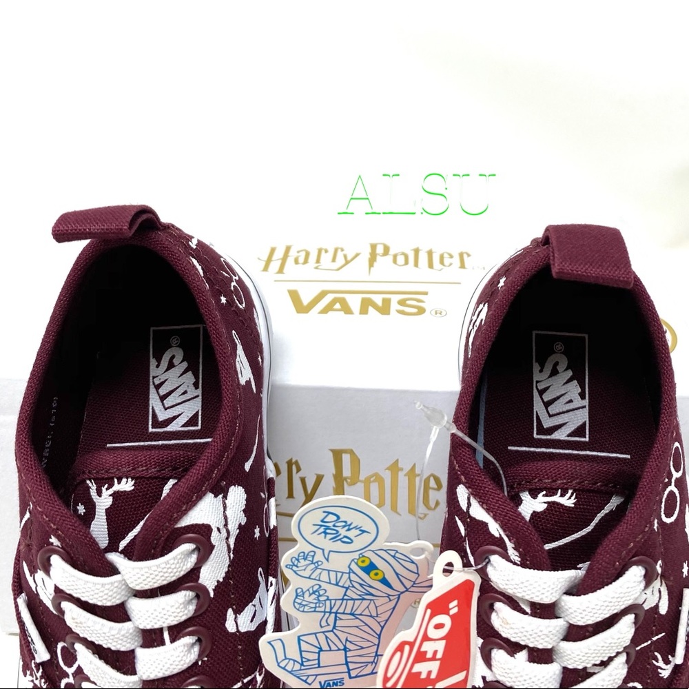 VANS Harry Potter Authentic Elastic Burgundy Toddl - Picture 5 of 8